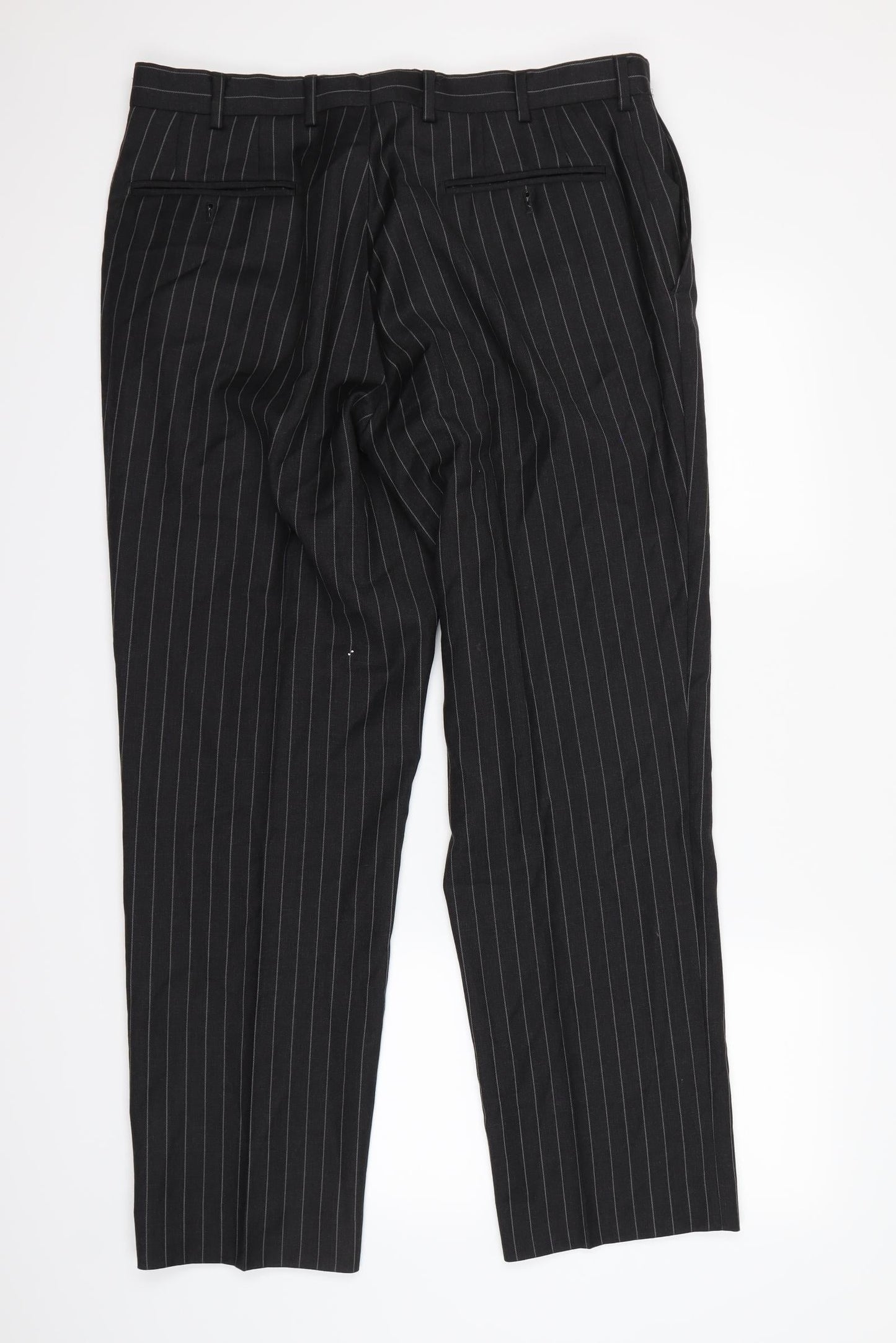 Preworn Mens Black   Dress Pants Trousers Size S L31 in