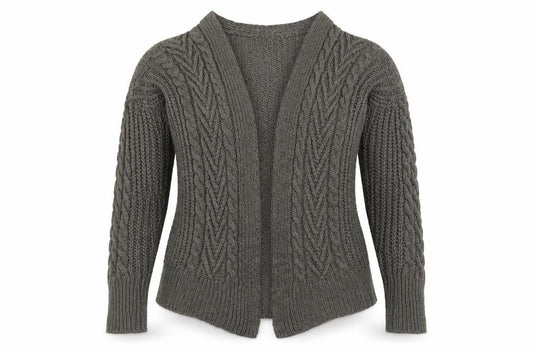Front view of Brave Soul women’s green jumper, size S