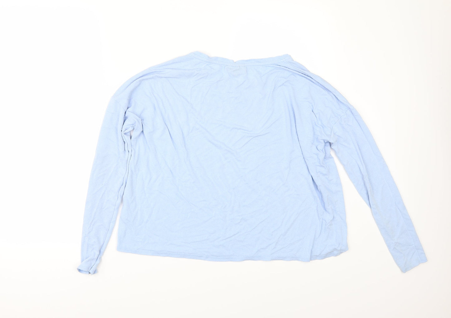 Topshop Womens Blue   Basic T-Shirt Size 10