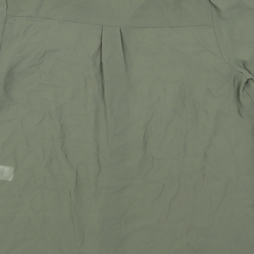 New Look Womens Green   Basic Button-Up Size 6