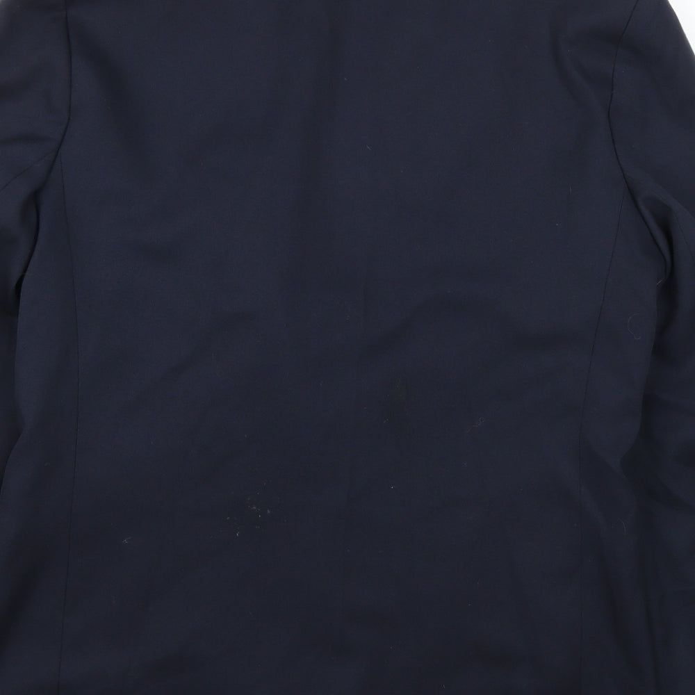 Peggy Page Womens Blue   Jacket Suit Jacket Size 14