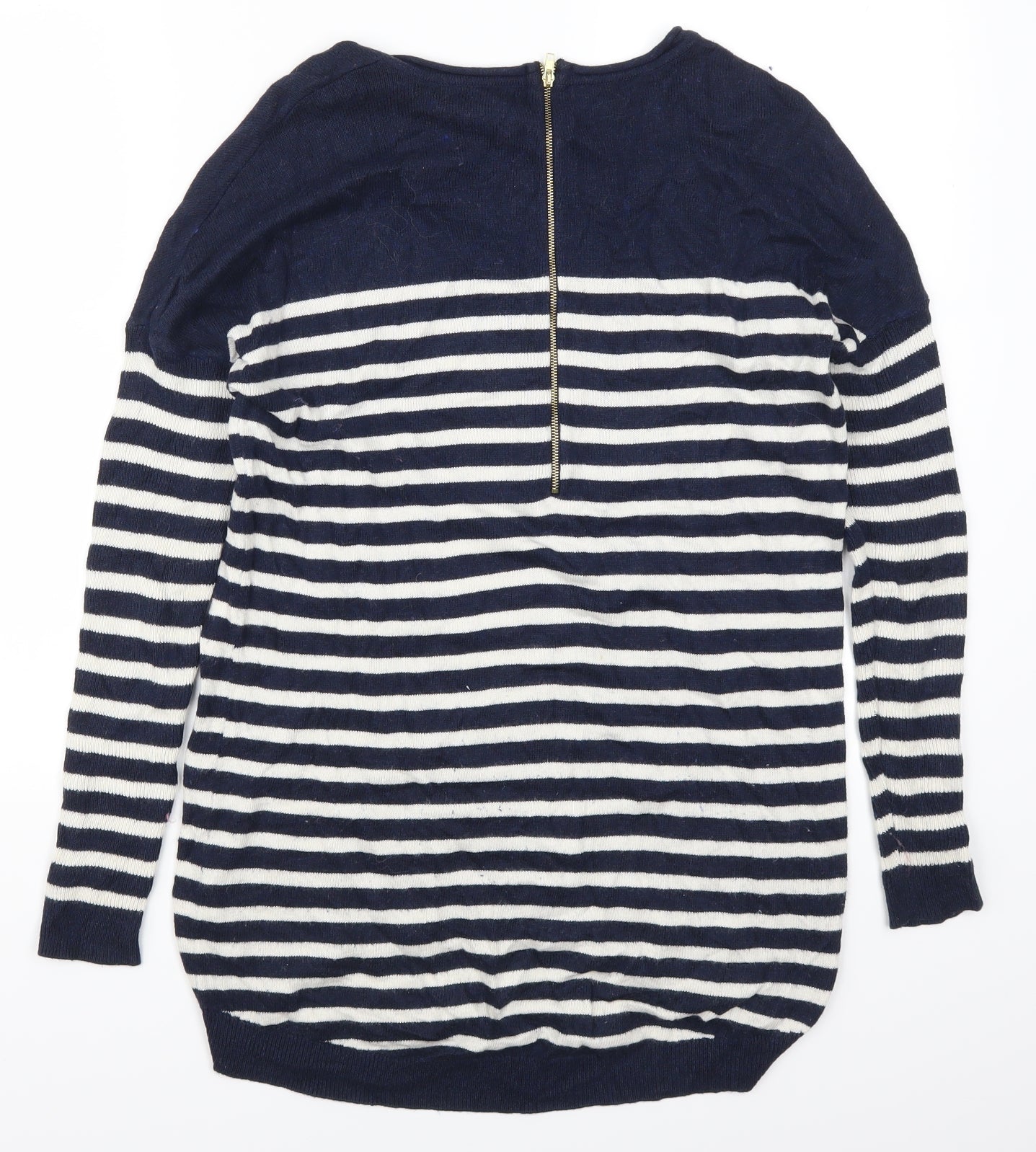 Atmosphere Womens Blue Striped  Pullover Jumper Size 6