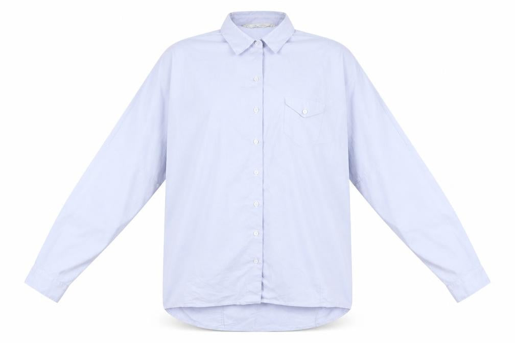 Leana Woman Womens Blue   Basic Button-Up Size 12