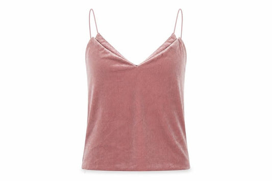 Bershka Womens Purple  Velvet Camisole Tank Size XS