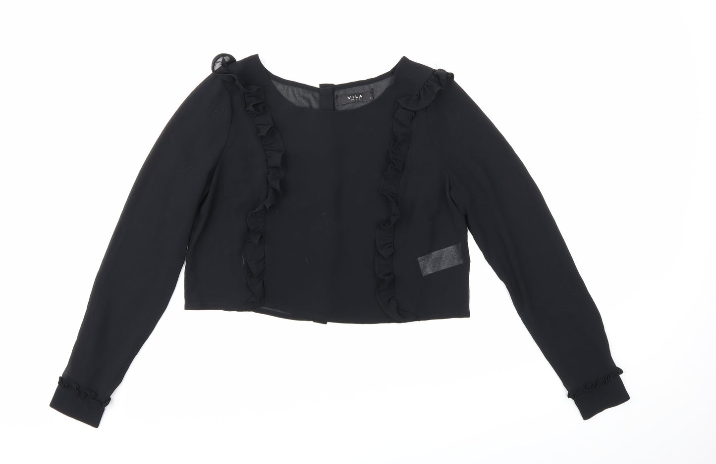 VILA Womens Black   Basic Blouse Size 8