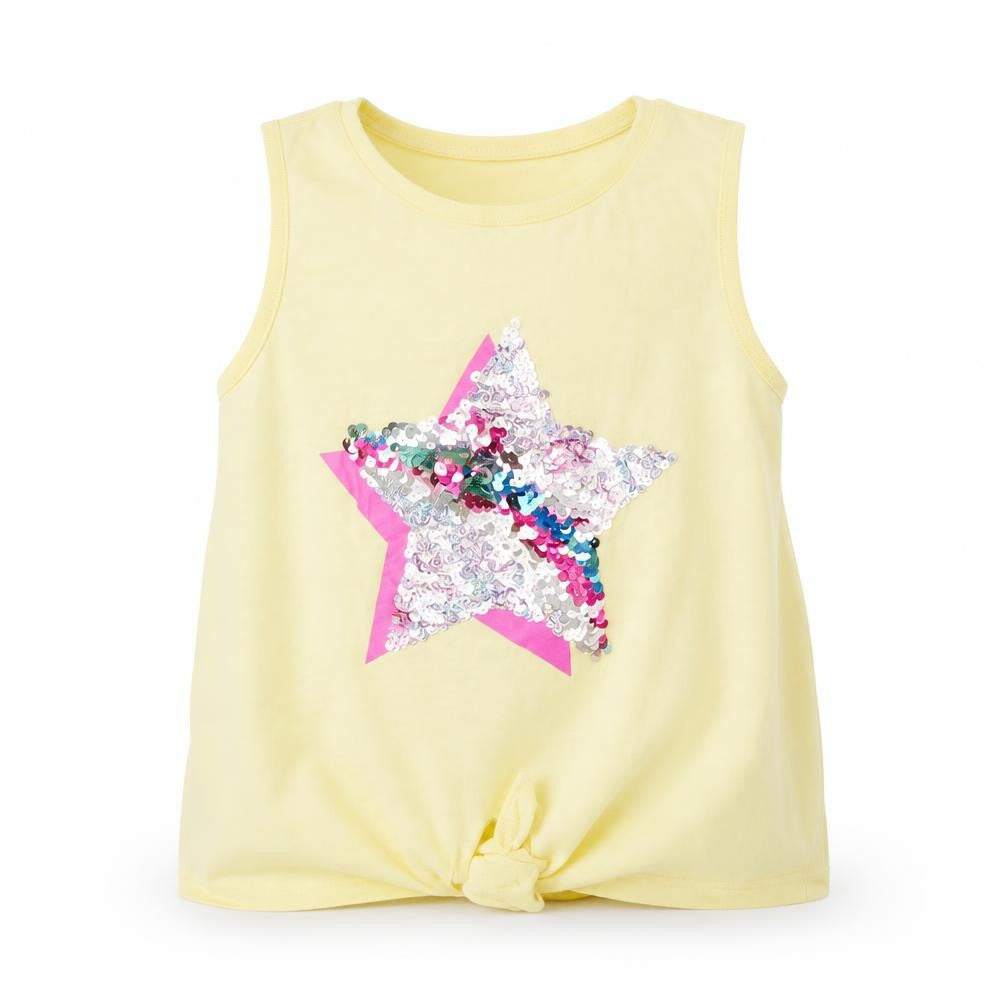 Primark Girls Yellow   Basic Tank Size 5-6 Years