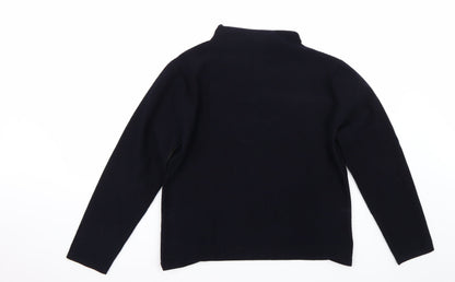 Back view of Linea t women’s blue jumper, size XL