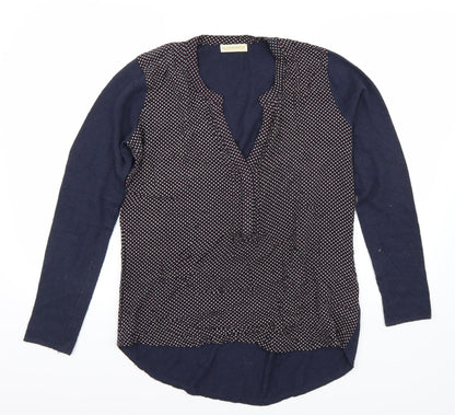 Additional front view of La P'tite Etoile women’s blue jumper, size M