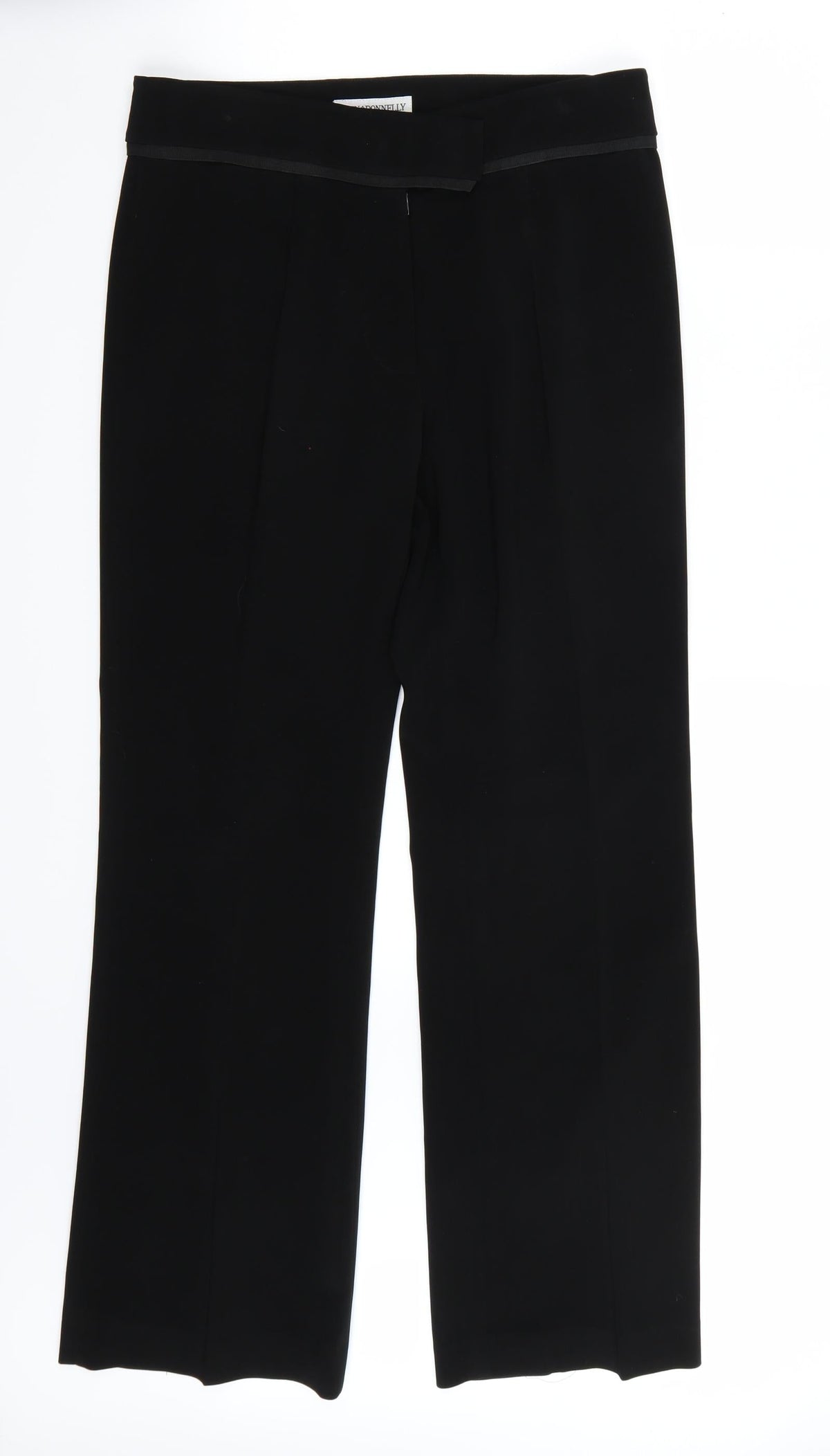 Quin and Donnelly Womens Black   Trousers  Size 12 L31 in