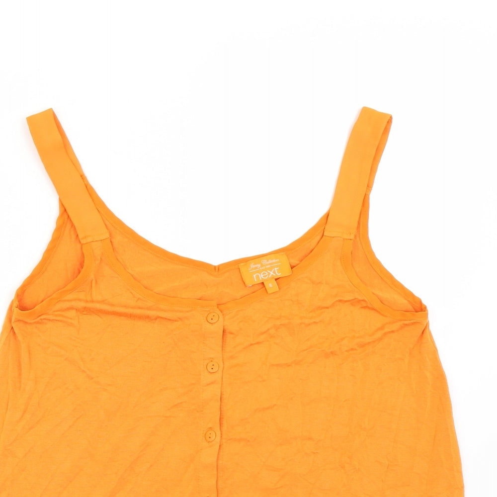 NEXT Womens Orange   Basic Tank Size 8