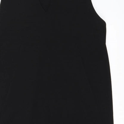 Close-up detail of Next women’s black a-line, size UK 8