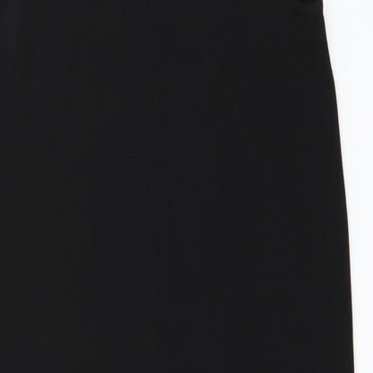 Brand and care label for Next women’s black a-line, size UK 8