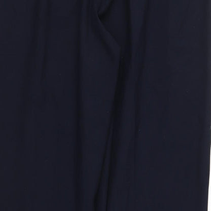Brand and care label for First Avenue women’s blue trousers, size UK 14, 29-inch leg