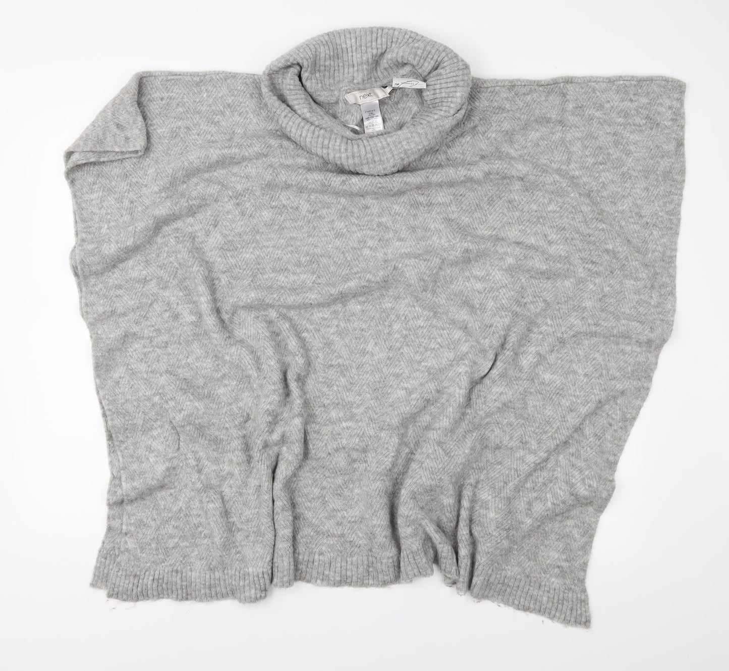 NEXT Womens Grey  Knit Pullover Jumper Size L