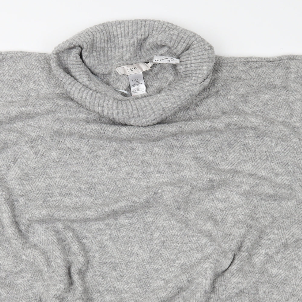 NEXT Womens Grey  Knit Pullover Jumper Size L