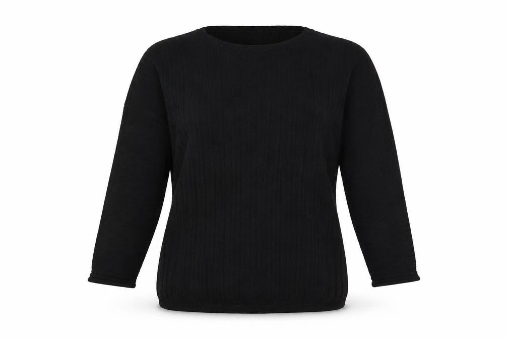 Marks & Spencer Womens Black Striped  Pullover Jumper Size L