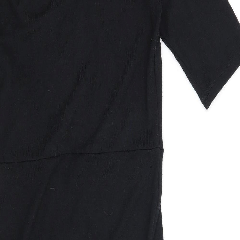 H&M Womens Black   Jumper Dress  Size XS