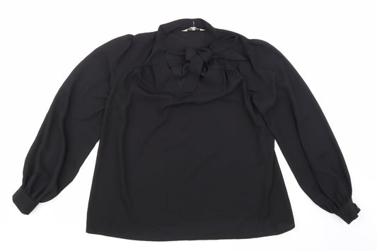 Apricot Womens Black   Basic Blouse Size 10