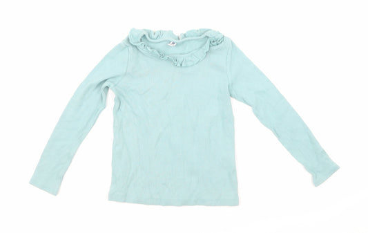 Uniqlo Girls Blue   Basic T-Shirt Size 5-6 Years