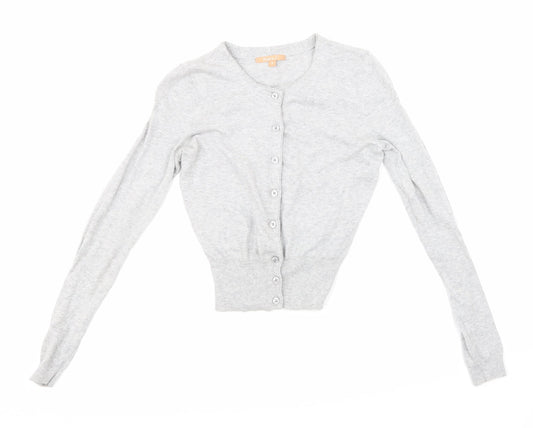 Kier & J Womens Grey  Knit Cardigan Jumper Size S