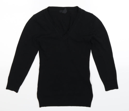 H&M Womens Black   Pullover Jumper Size S