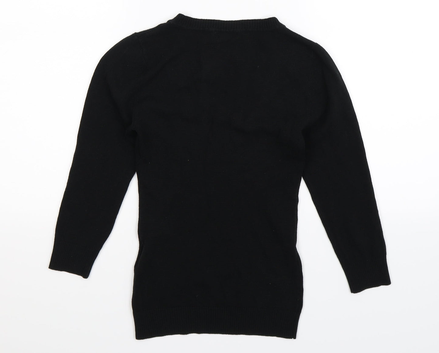 H&M Womens Black   Pullover Jumper Size S