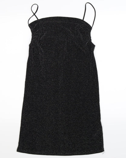 Additional front view of Miss Selfridge women’s black mini, size UK 10