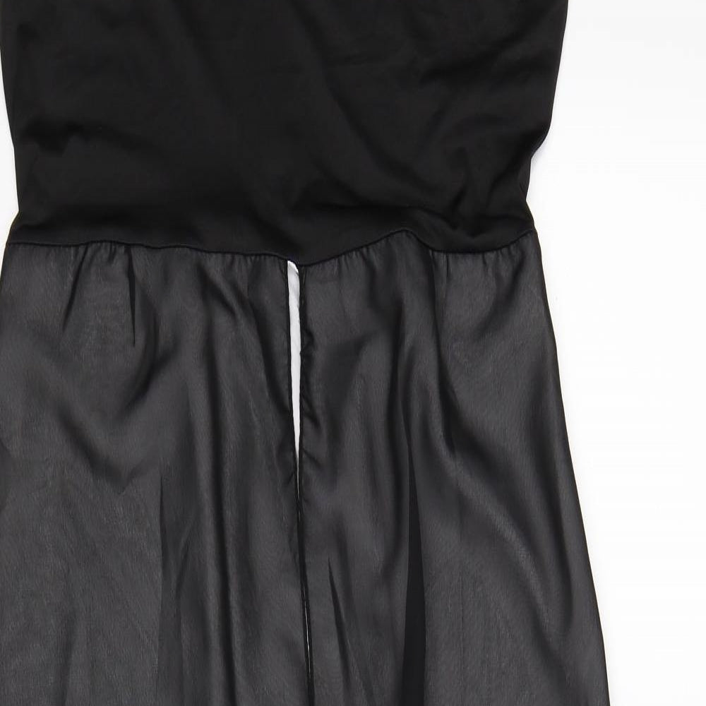 Preworn Womens Black   Maxi  Size 10