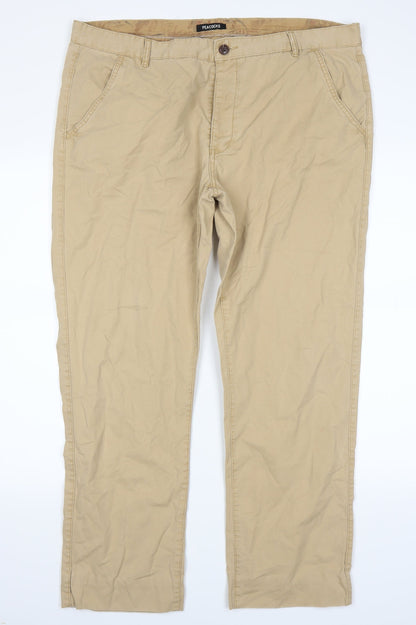 Additional front view of Peacocks women’s trousers, size UK 34, 29-inch leg