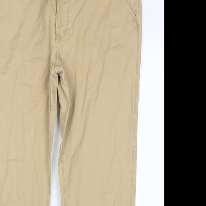 Close-up detail of Peacocks women’s trousers, size UK 34, 29-inch leg