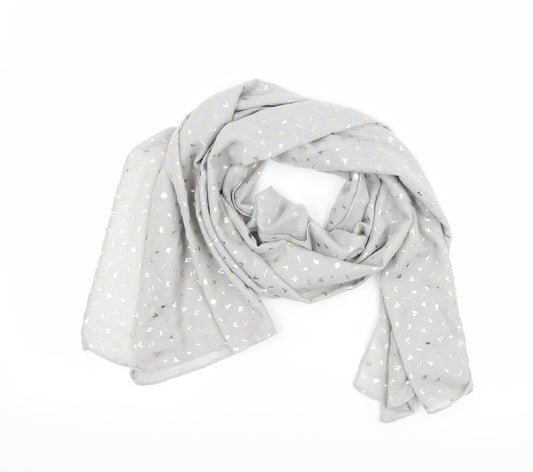 Peacocks Womens Grey Geometric   Scarf