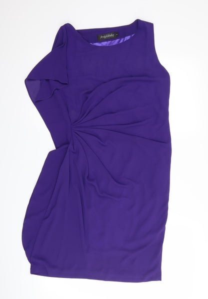 Front view of angelababy women’s purple bodycon, size S