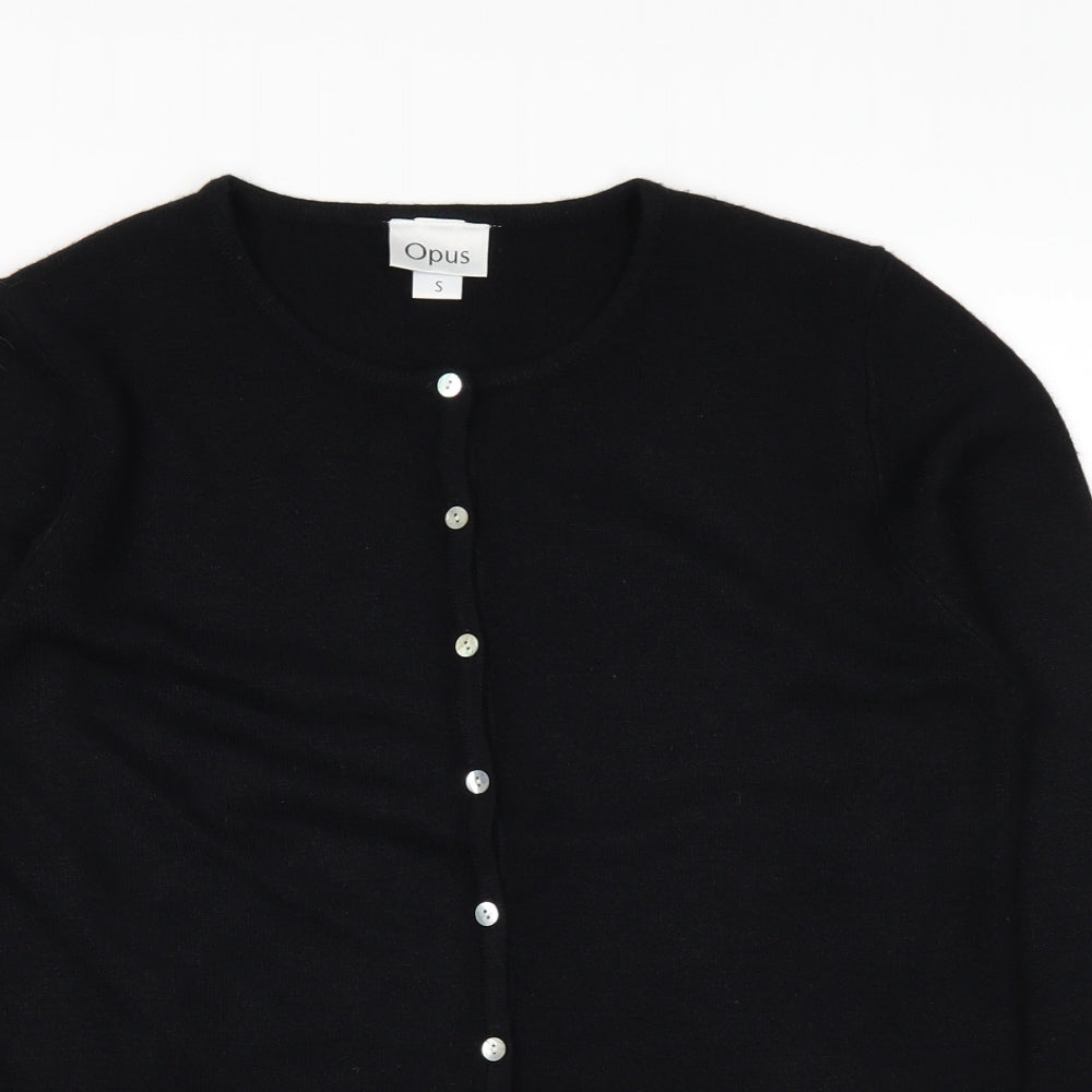 OPUS Womens Black   Cardigan Jumper Size S
