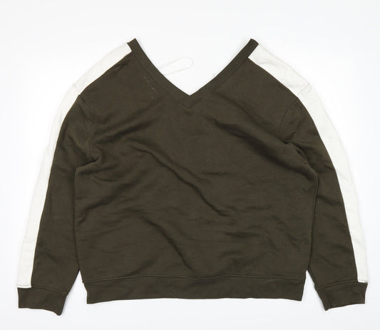 Marks and Spencer Womens Green   Pullover Jumper Size 14