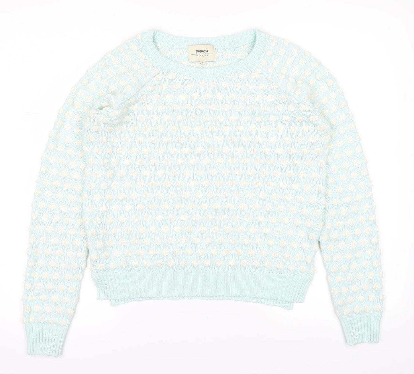 Papaya Womens Blue   Pullover Jumper Size S