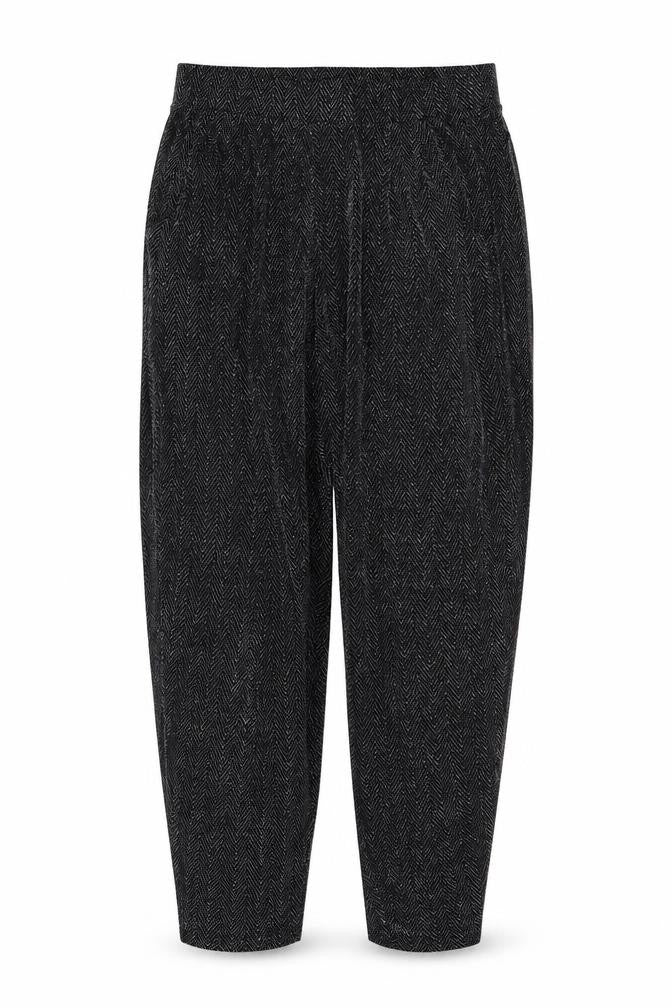 NEXT Womens Black Striped  Trousers  Size 12 L25 in