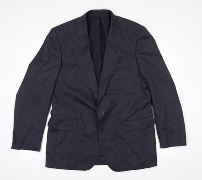 Additional front view of Odermark men’s blue jacket suit jacket, size 42