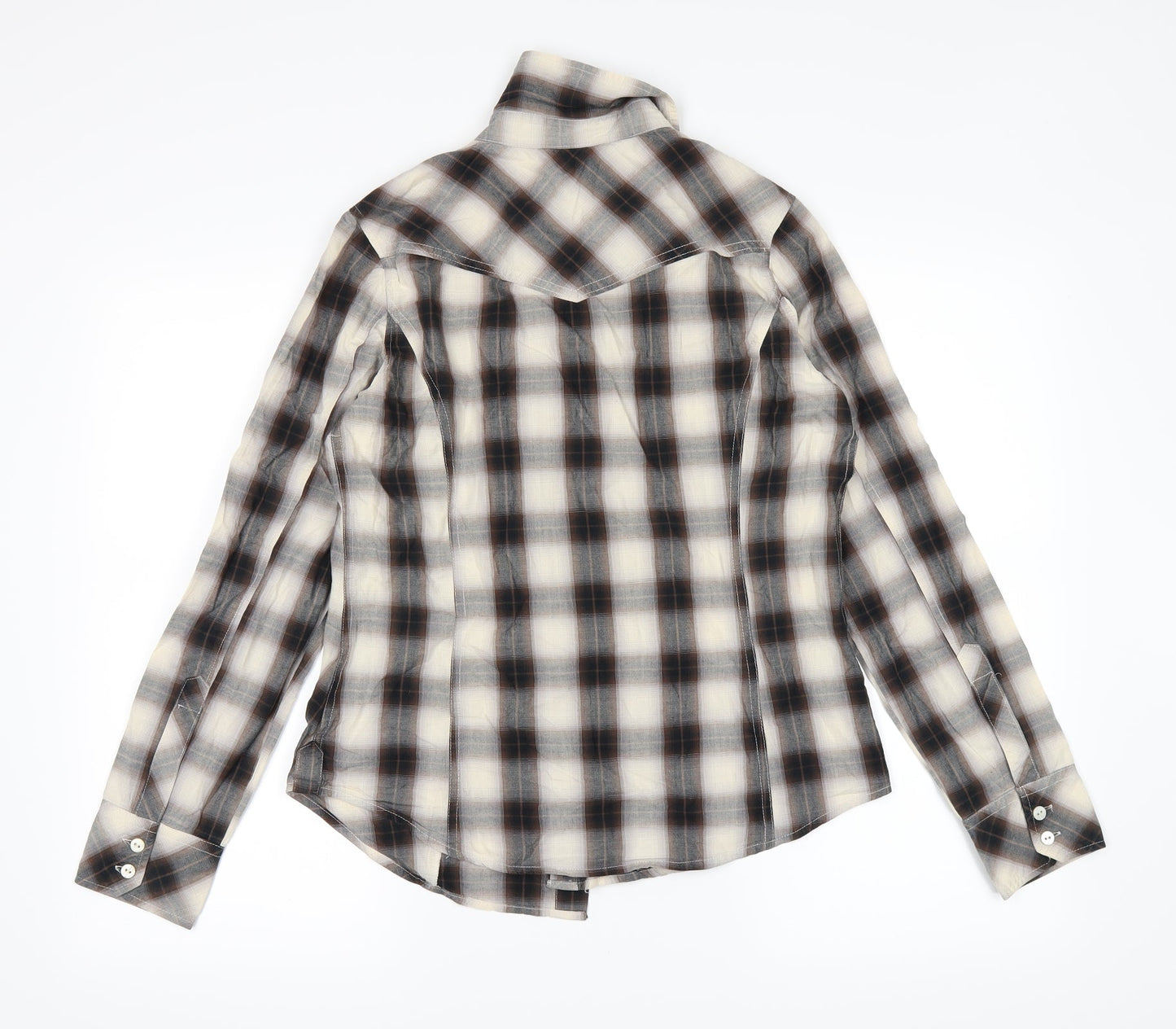 Tracy M Mens Brown    Button-Up Size M
