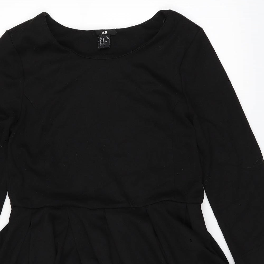 H&M Womens Black   Fit & Flare  Size M