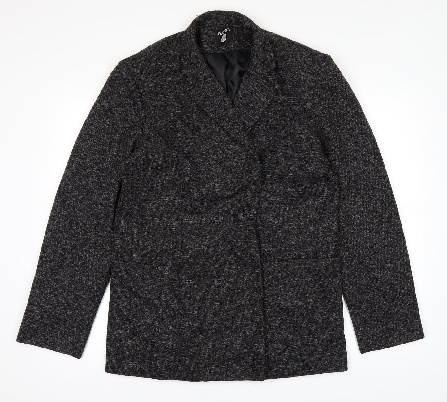 Boohoo Womens Black   Jacket  Size L