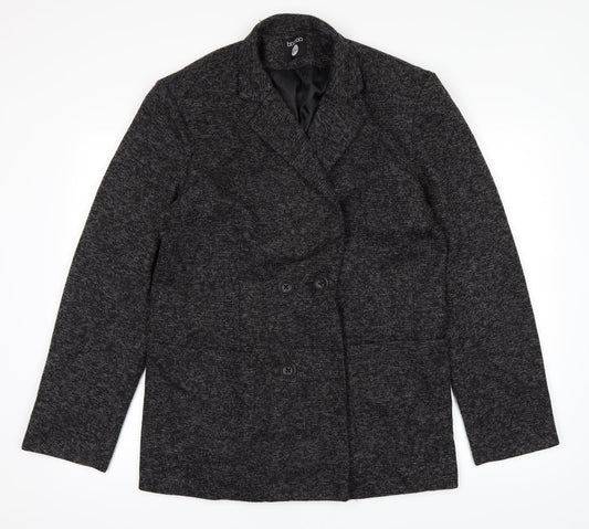 Boohoo Womens Black   Jacket  Size L