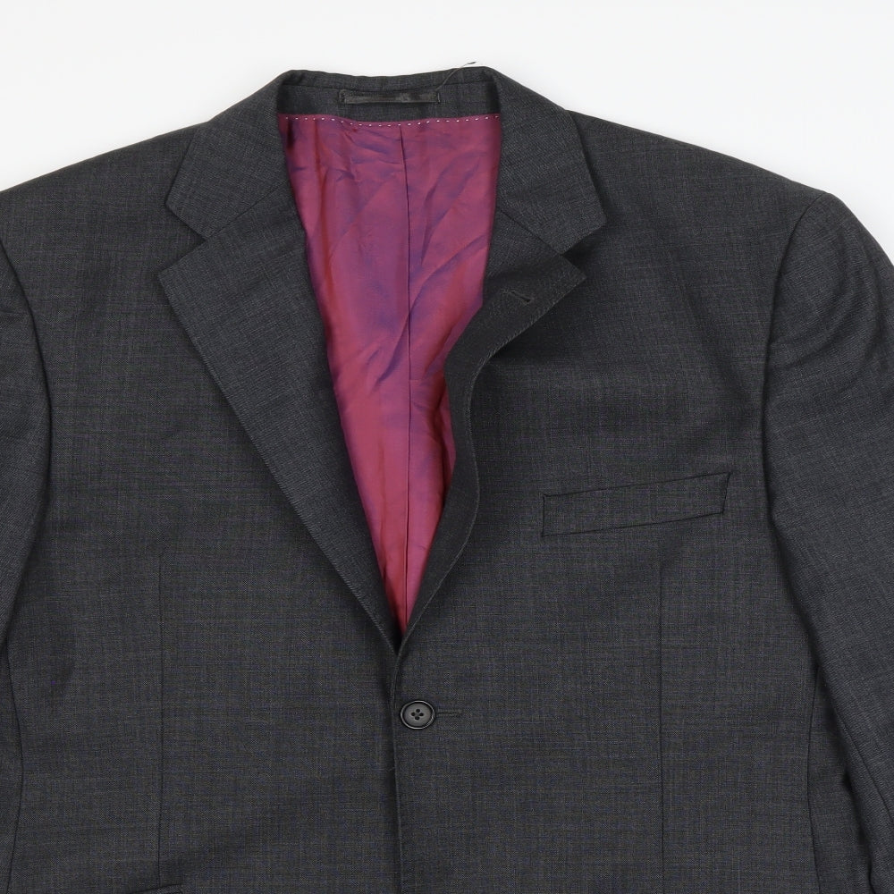 Preworn Mens Grey   Jacket Suit Size L