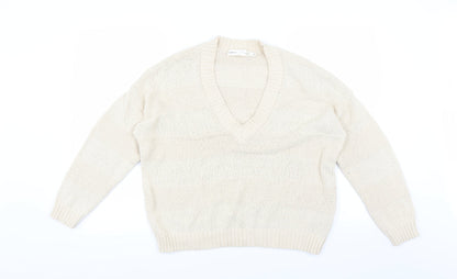 Additional front view of InWear women’s beige jumper, size M