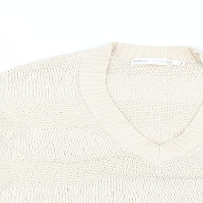 Close-up detail of InWear women’s beige jumper, size M