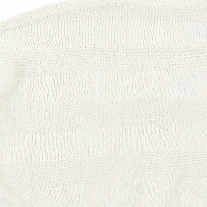 Brand and care label for InWear women’s beige jumper, size M