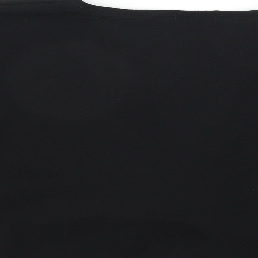 PRETTYLITTLETHING Womens Black   Basic Blouse Size 8
