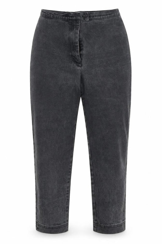 Front view of denim co women’s grey skinny jeans, size UK 14, 25-inch leg