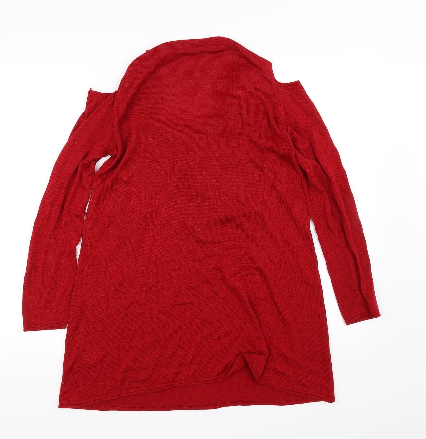 Crossroads Womens Red   Pullover Jumper Size 14