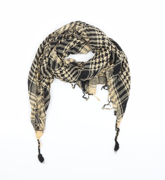 Preworn  Black Houndstooth   Scarf
