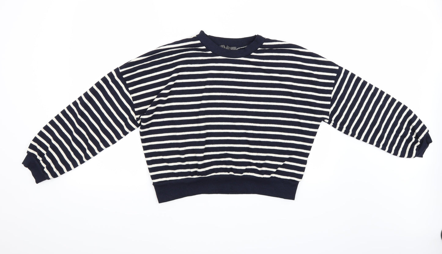 Primark Womens Blue Striped  Pullover Jumper Size S